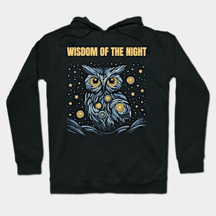 Starry night owl Hoodie